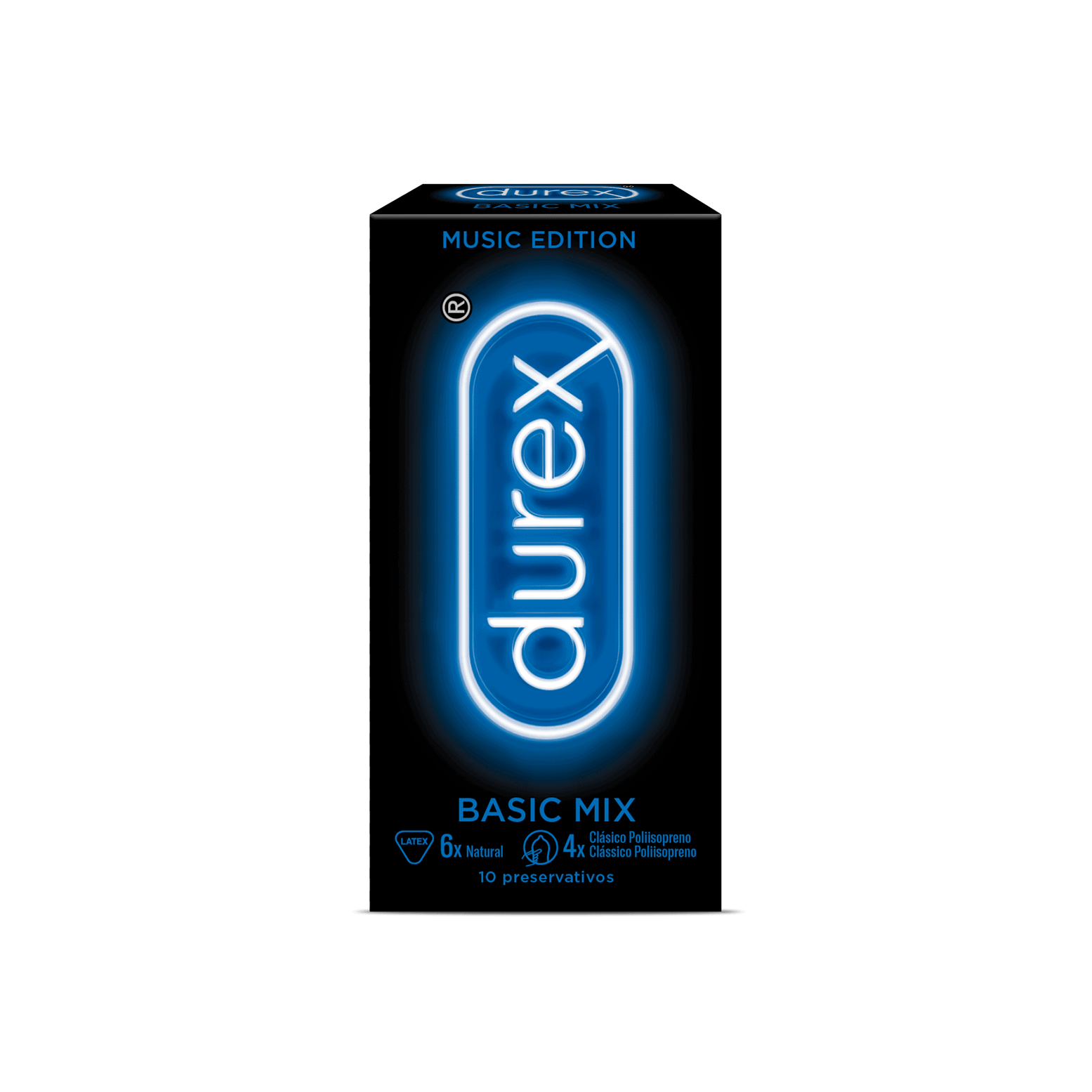 Durex Preservativo Music Edition Basic Mix 10 Unidades