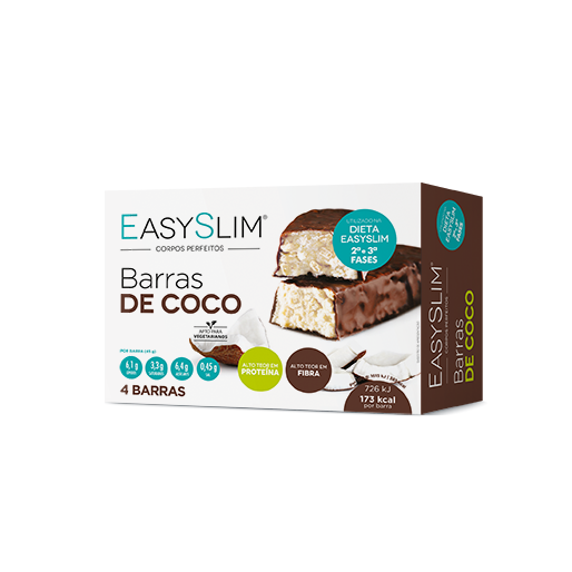 Easyslim Barras Côco 4x45g