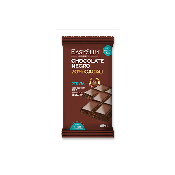 Easyslim Chocolate Negro 70% Cacau 85g
