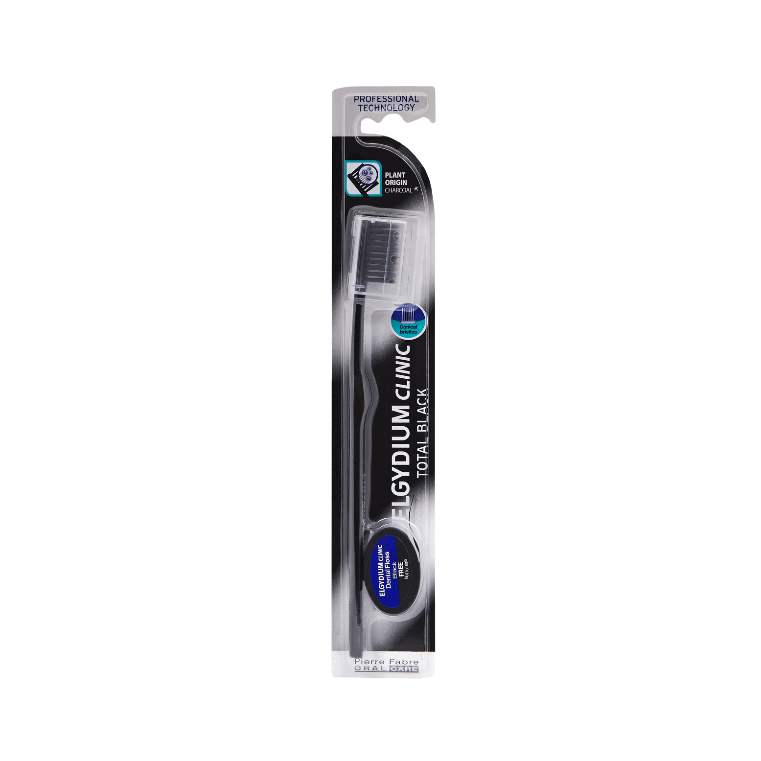 Elgydium Clinic Escova Dentes Total Black Edição limitada