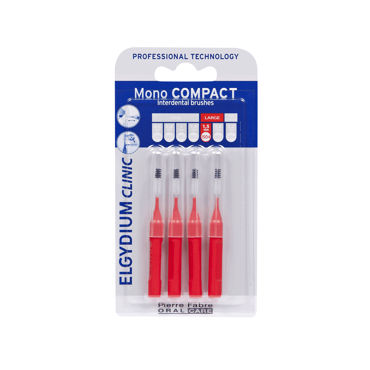 Elgydium Clinic Escovilhão Mono Compacto Vermelho