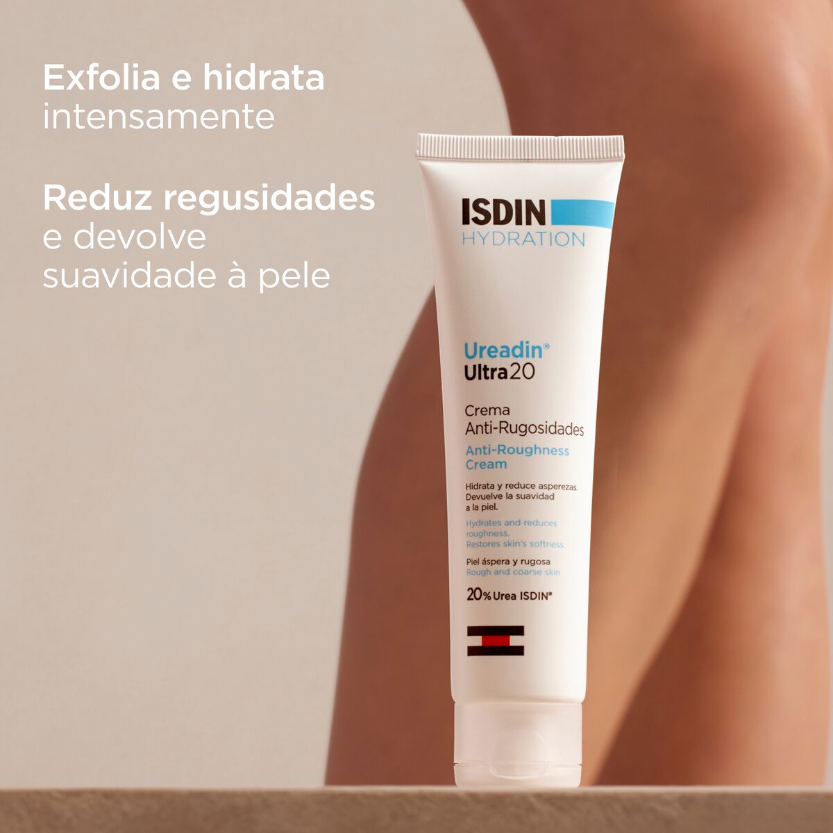 Isdin Ureadin Ultra20 100ML - Creme para pele muito seca com 20% Ureia ISDIN®. Indicado para pele seca, áspera e rugosa