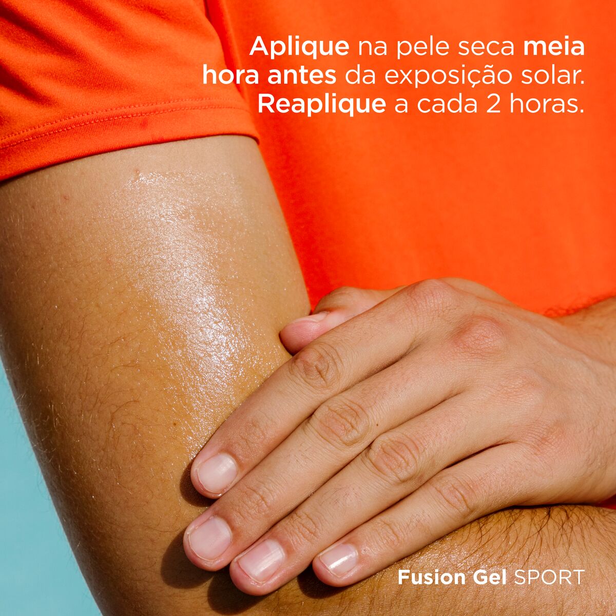 Isdin Fotoprotector Fusion Gel Sport SPF50 100ML - Protetor solar corporal invisível para desporto
