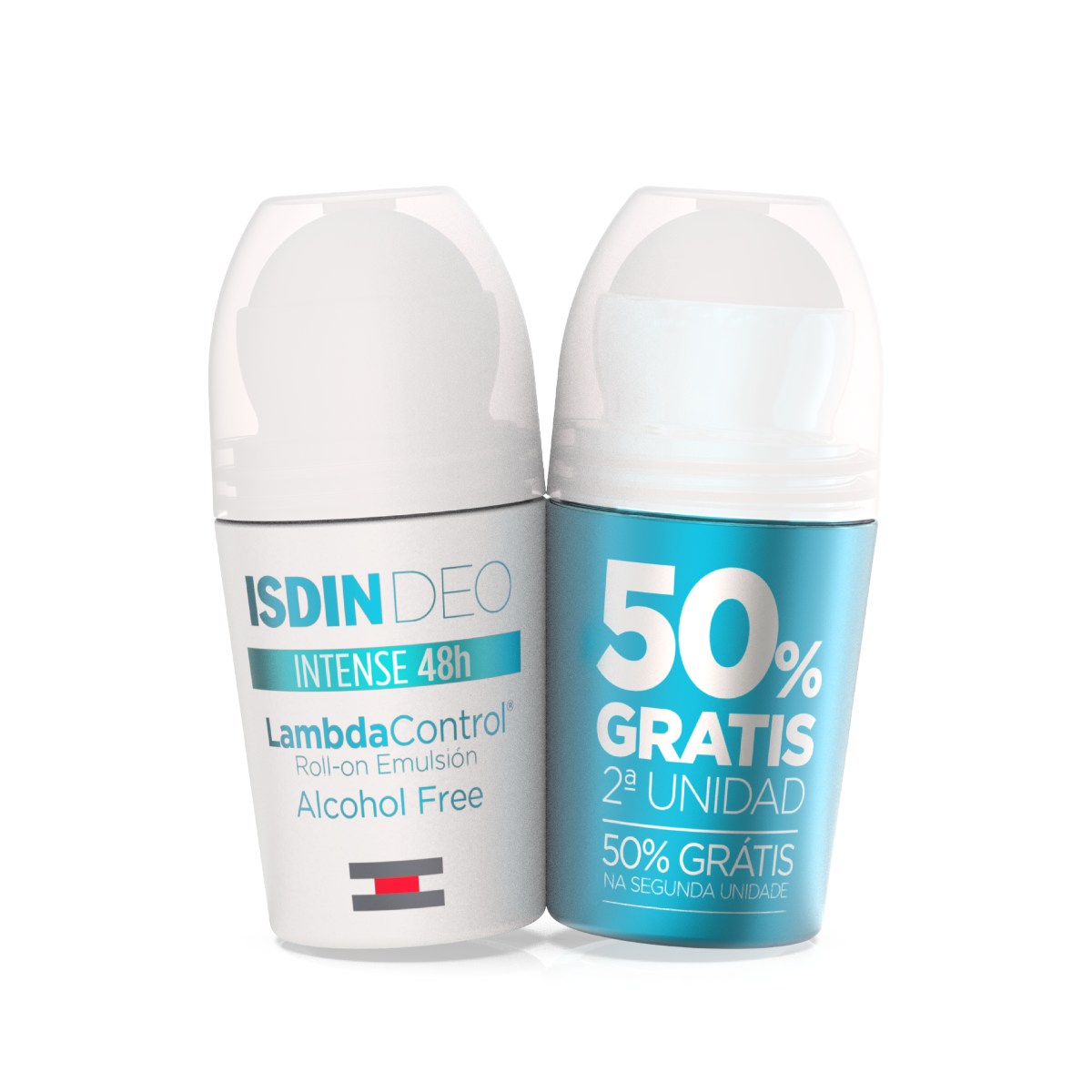Isdin Duo Deo Lambda Free Roll 50% 2 units