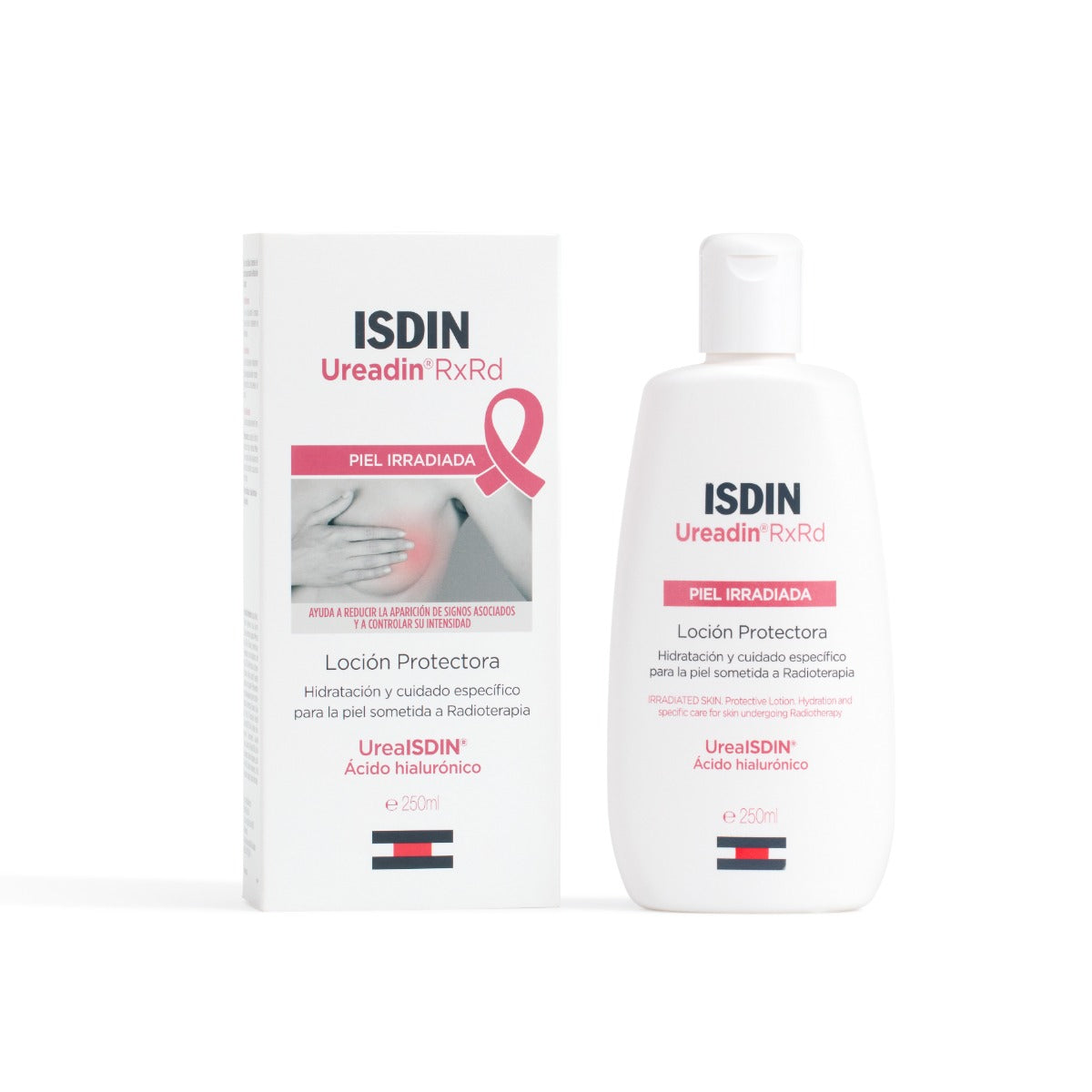 Isdin Ureadin RX RD Lotion 250ML - Protective and repairing moisturizing lotion for skin undergoing radiotherapy treatments.
