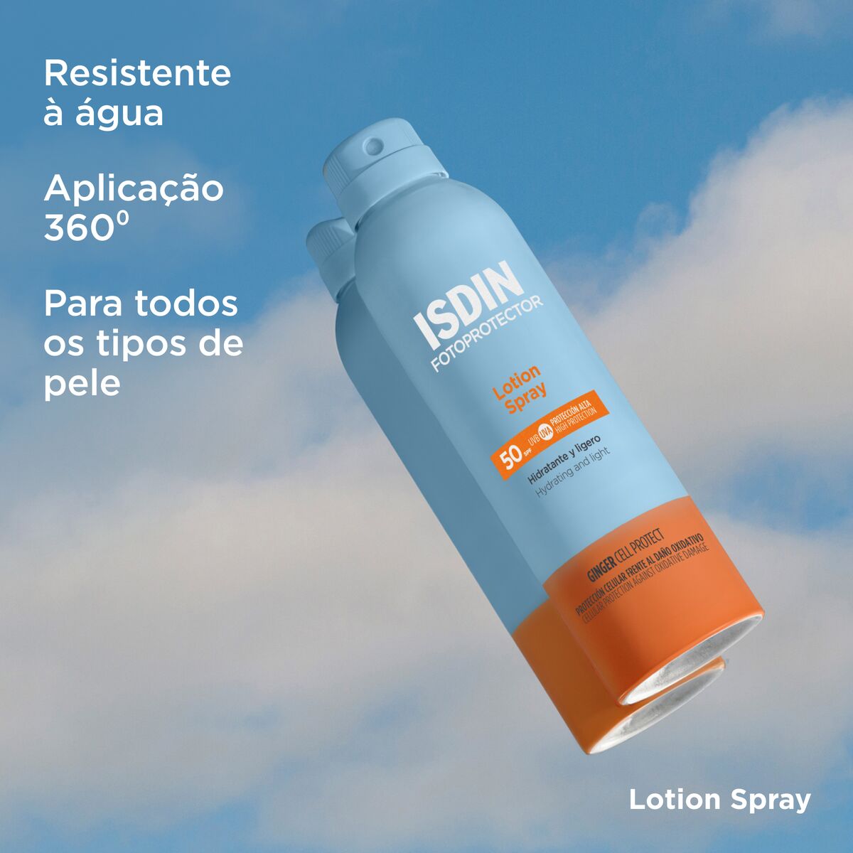 Isdin Fotoprotector Lotion Spray SPF50 250ML - Protetor solar corporal em loção hidratante
