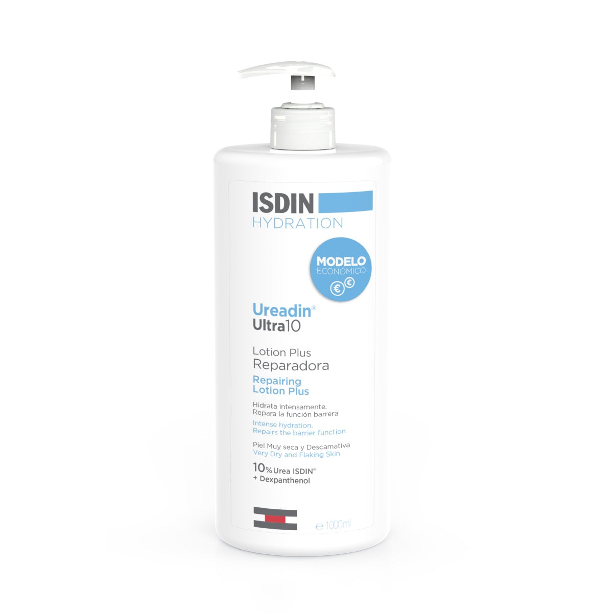 Isdin Ureadin Ultra 10 1L PREÇO ESP - Creme corporal hidratante com 10% Ureia ISDIN® e Dexpanthenol, para pele seca e muito seca