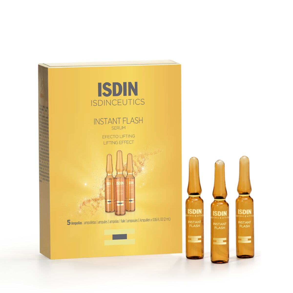 Isdin Isdinceutics Instant Flash 5UX2ML 10ML - Serum with immediate lifting effect
