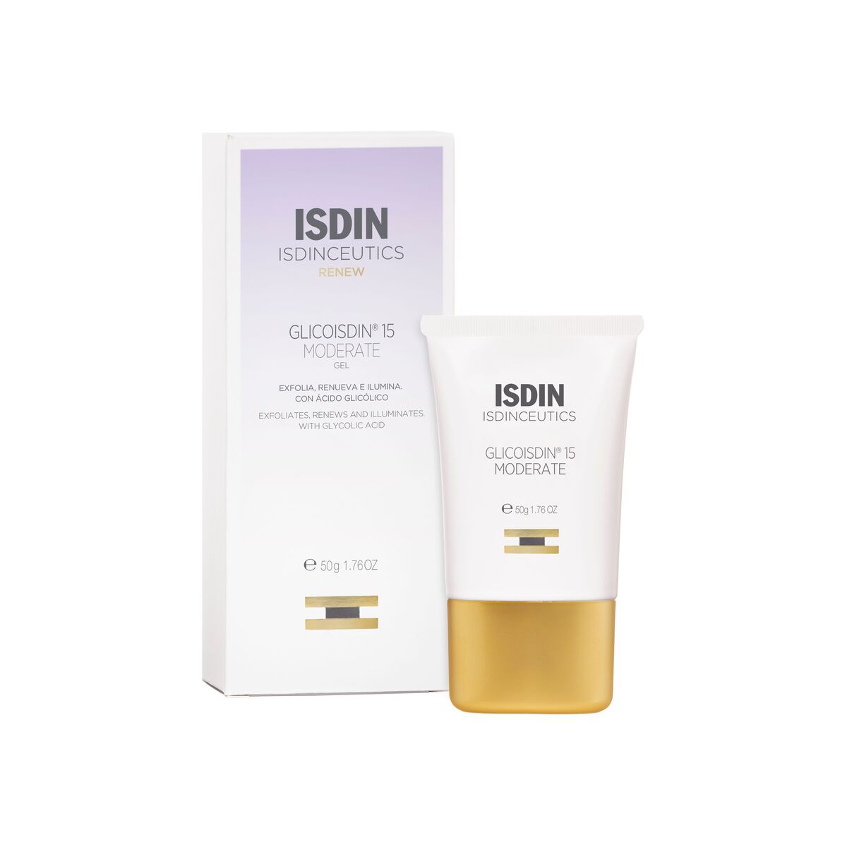 Isdin Isdinceutics Glicoisdin 15 Moderate 50G - Efeito peeling facial com ácido glicólico