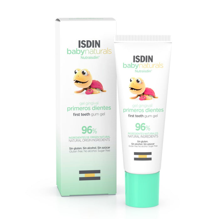 Isdin Babynaturals First Teeth 30ML - Gel gengival calmante para os primeiros dentes do bebé