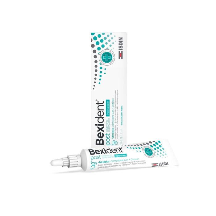 Isdin Bexident Post Gel 25ML - Gel tópico com Cloro-hexidina e quitosano