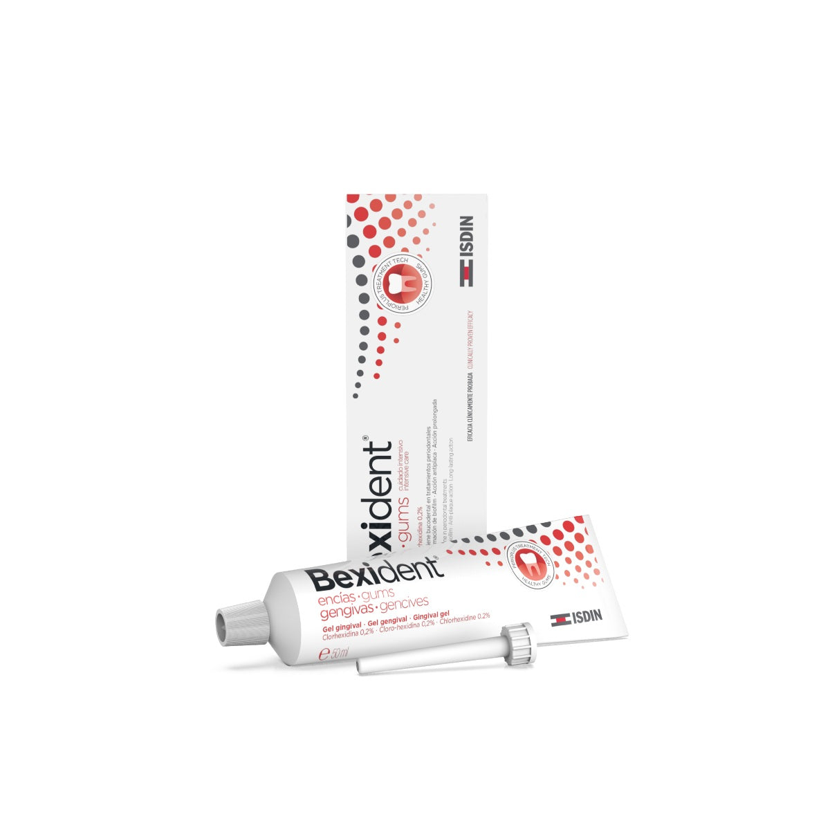 Isdin Bexident Gums Intensive Care 50ML - Gel with chlorhexidine for fragile gums.