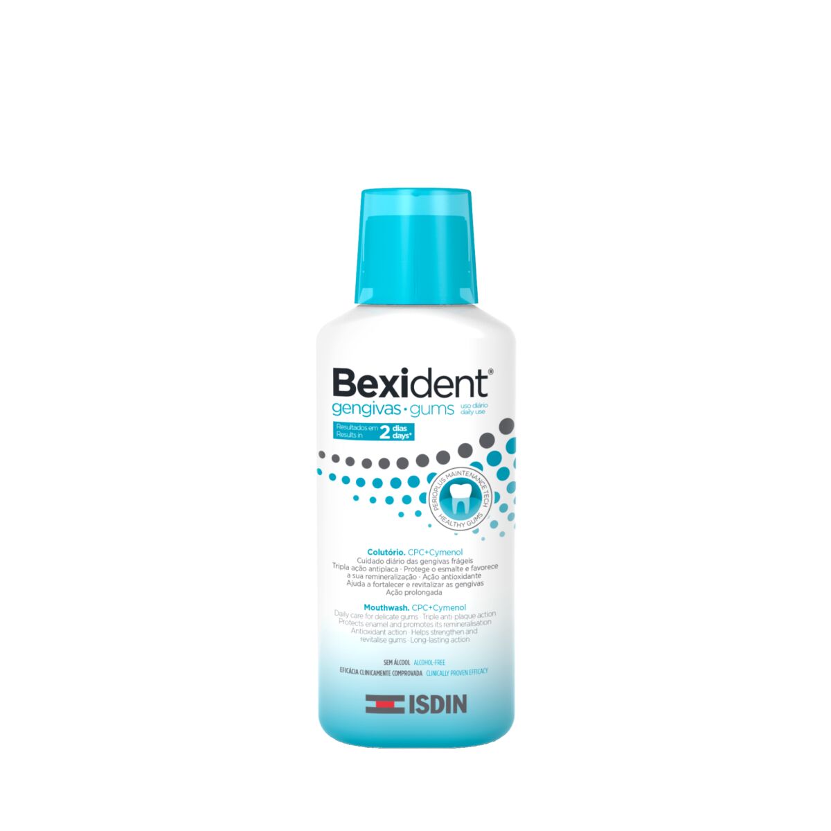 Isdin Bexident Gums Daily Use 250ML - Daily mouthwash for sensitive gums. With CPC+Cymenol.