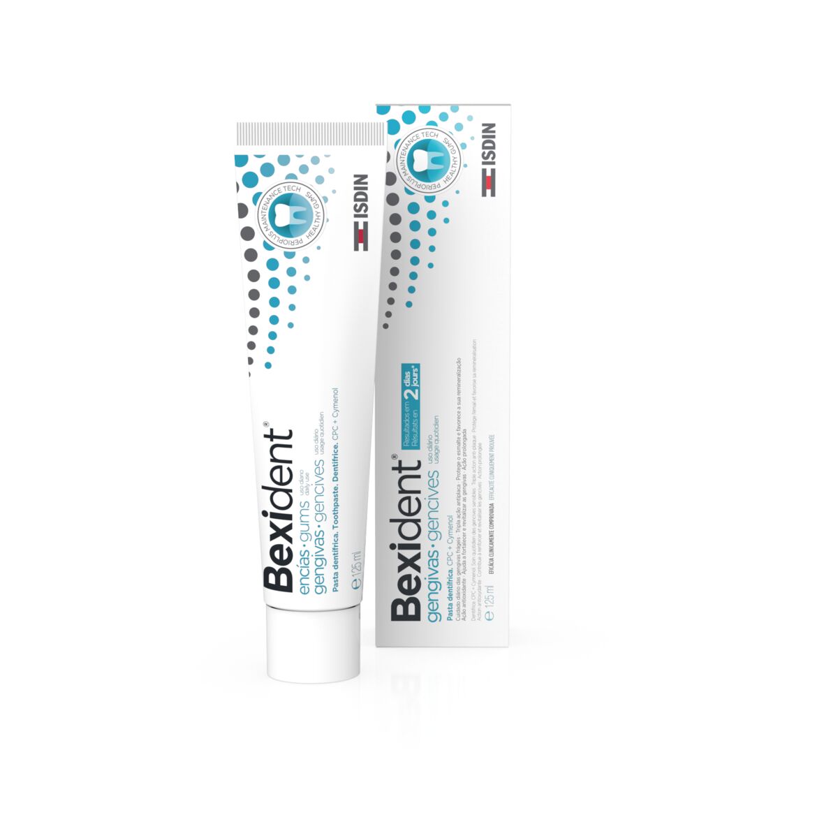 Isdin Bexident Gums Daily Use 125ML - Daily use toothpaste for sensitive gums. With CPC+Cymenol.