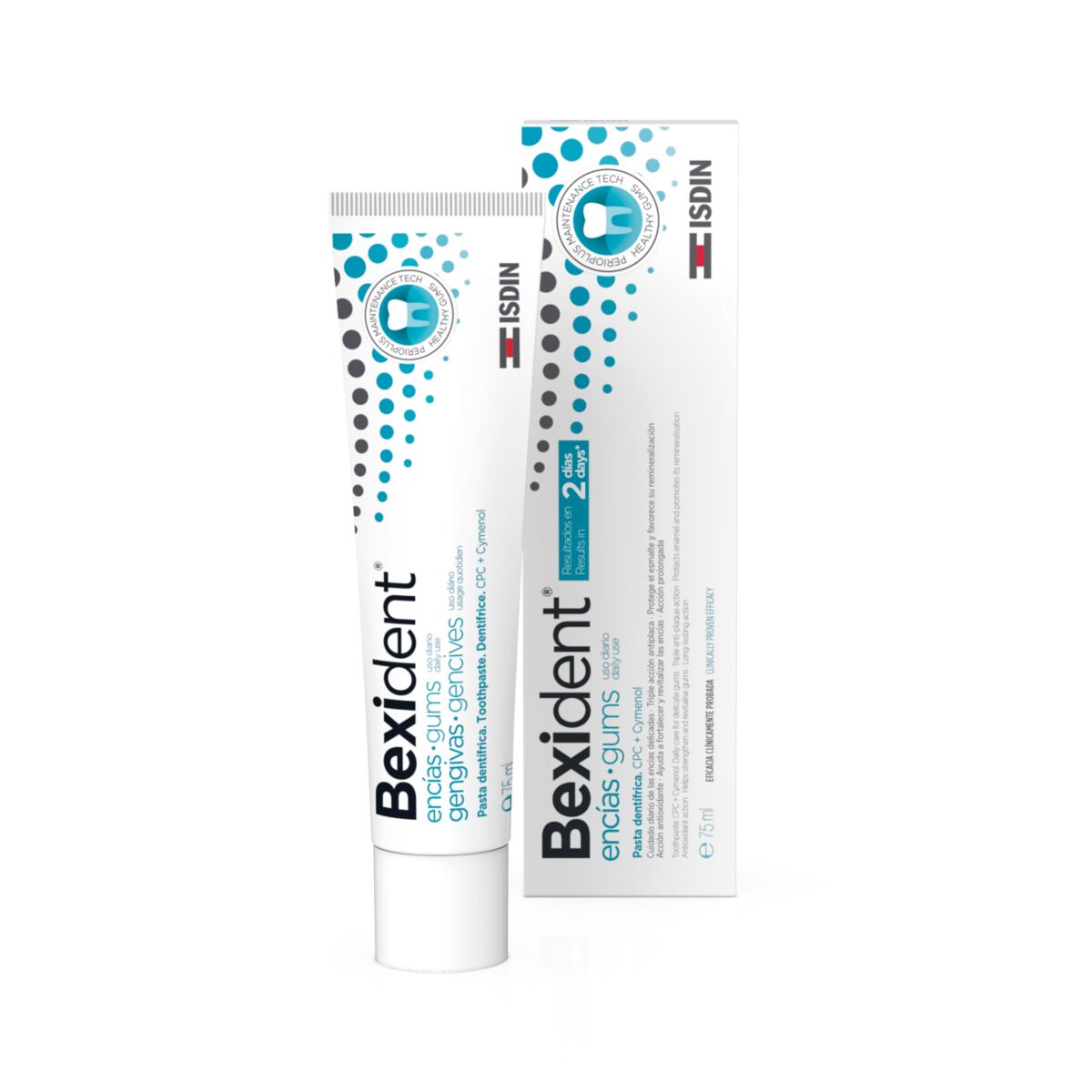 Isdin Bexident Gums Daily Use 75ML - Daily use toothpaste for sensitive gums. With CPC+Cymenol.