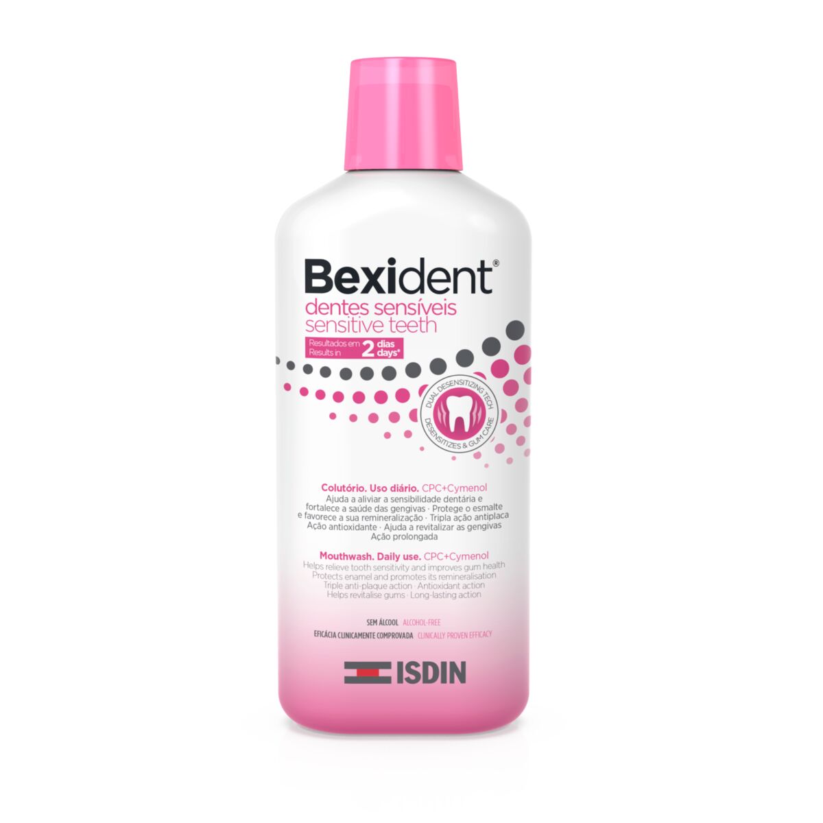 Isdin Bexident Sensitive Teeth 500ML - Mouthwash for sensitive teeth.