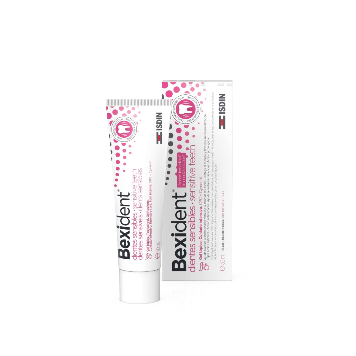 Isdin Bexident Sensitive Teeth 50ML - Topical gel for tooth sensitivity.