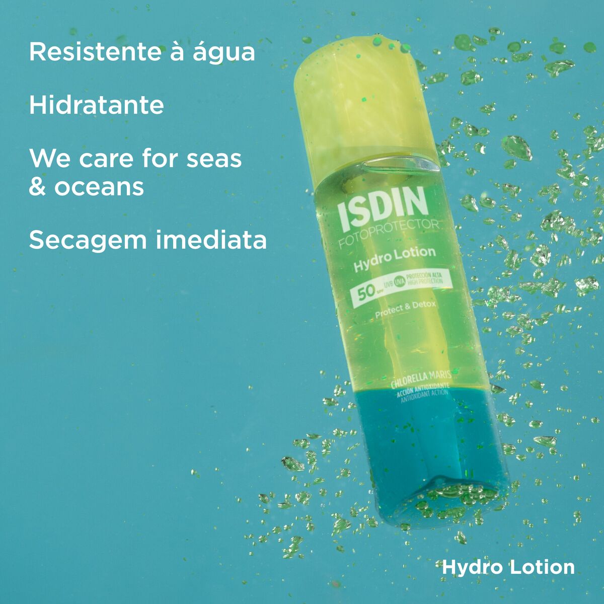 Isdin Fotoprotector Hydrolotion SPF50 200ML - Protetor solar corporal
