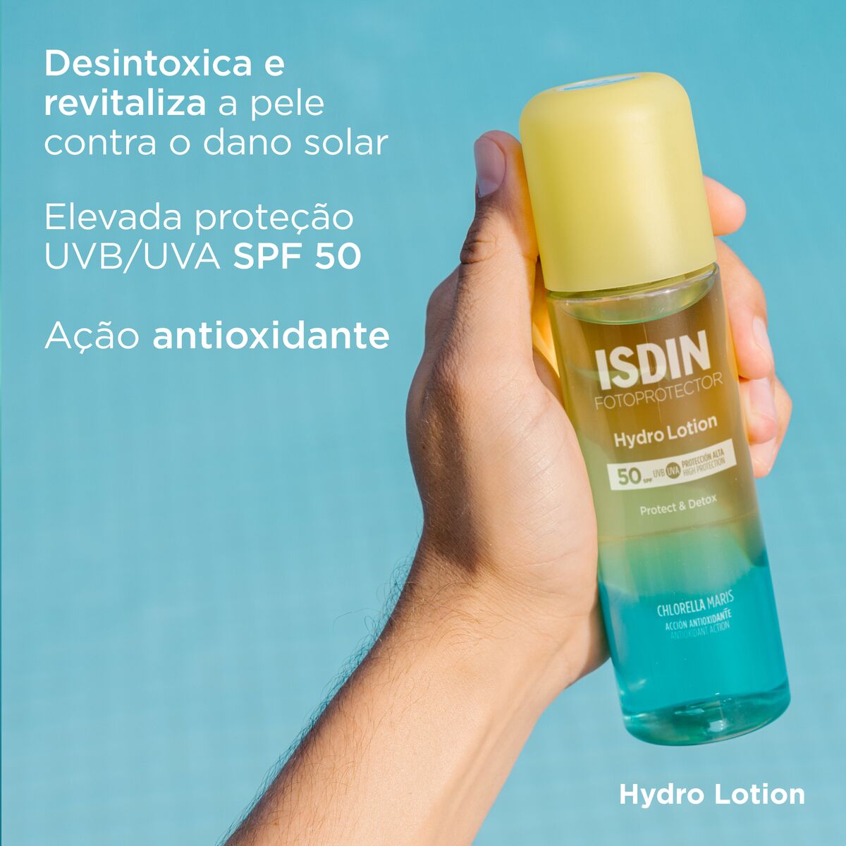 Isdin Fotoprotector Hydrolotion SPF50 200ML - Protetor solar corporal
