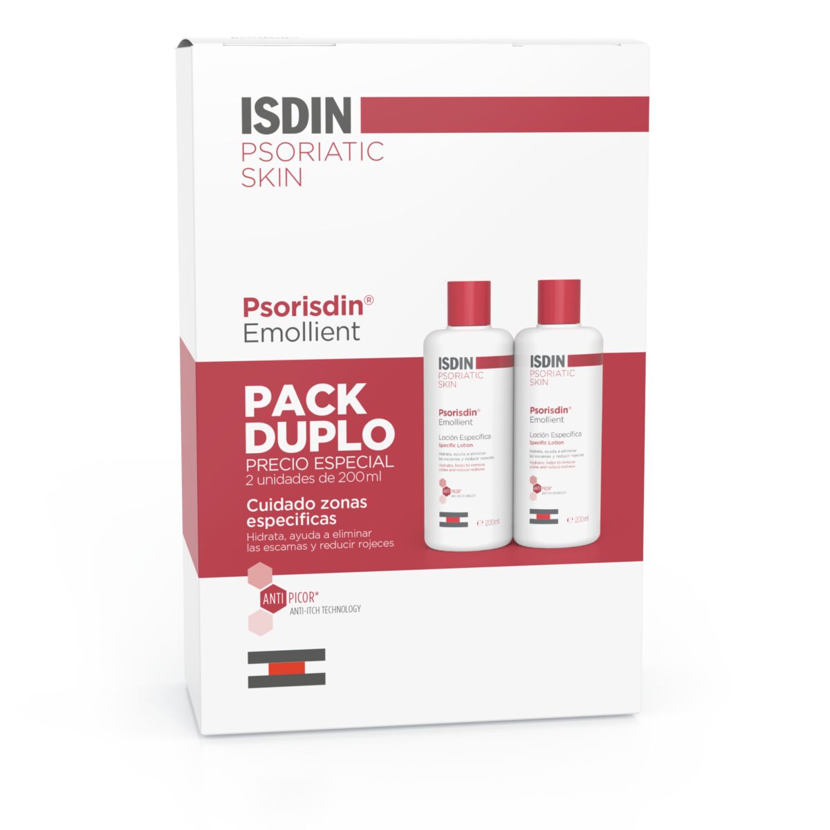 Isdin Psorisdin Emollient Lotion Double Pack 2x200ml