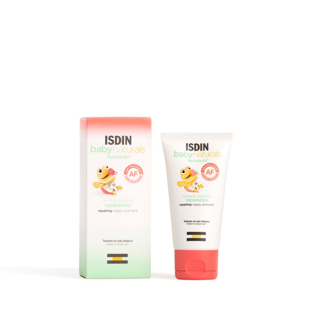 Isdin Babynaturals AF Pomada 50ML - Pomada reparadora para a muda da fralda do bebé