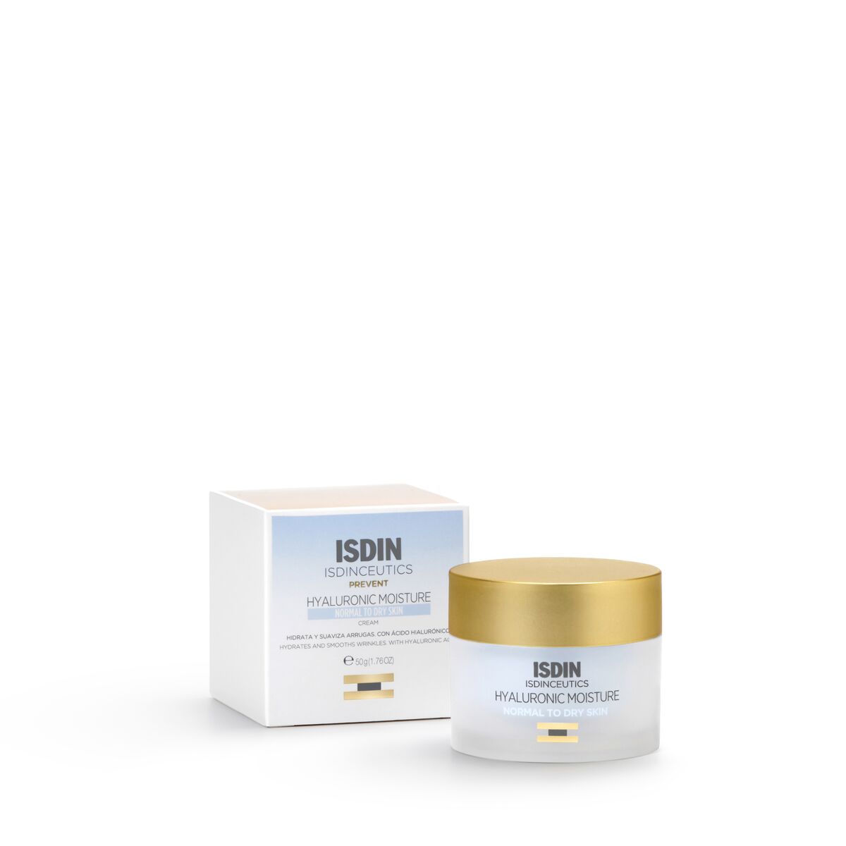 Isdin Isdinceutics Hyaluronic Moisture Normal to Dry Skin 50g - Moisturizing cream for normal to dry skin.