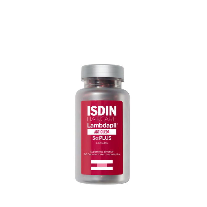 Isdin Lambdapil 5 Alfa Plus 60U - Cápsulas antiqueda de cabelo