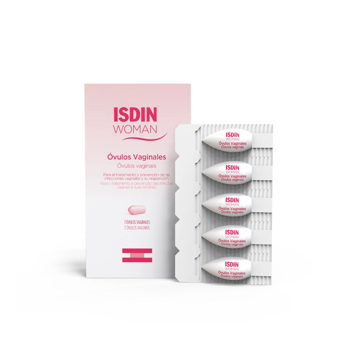 Isdin Woman Vaginal Ovules - Treatment and prevention of vaginal infections and their relapses.