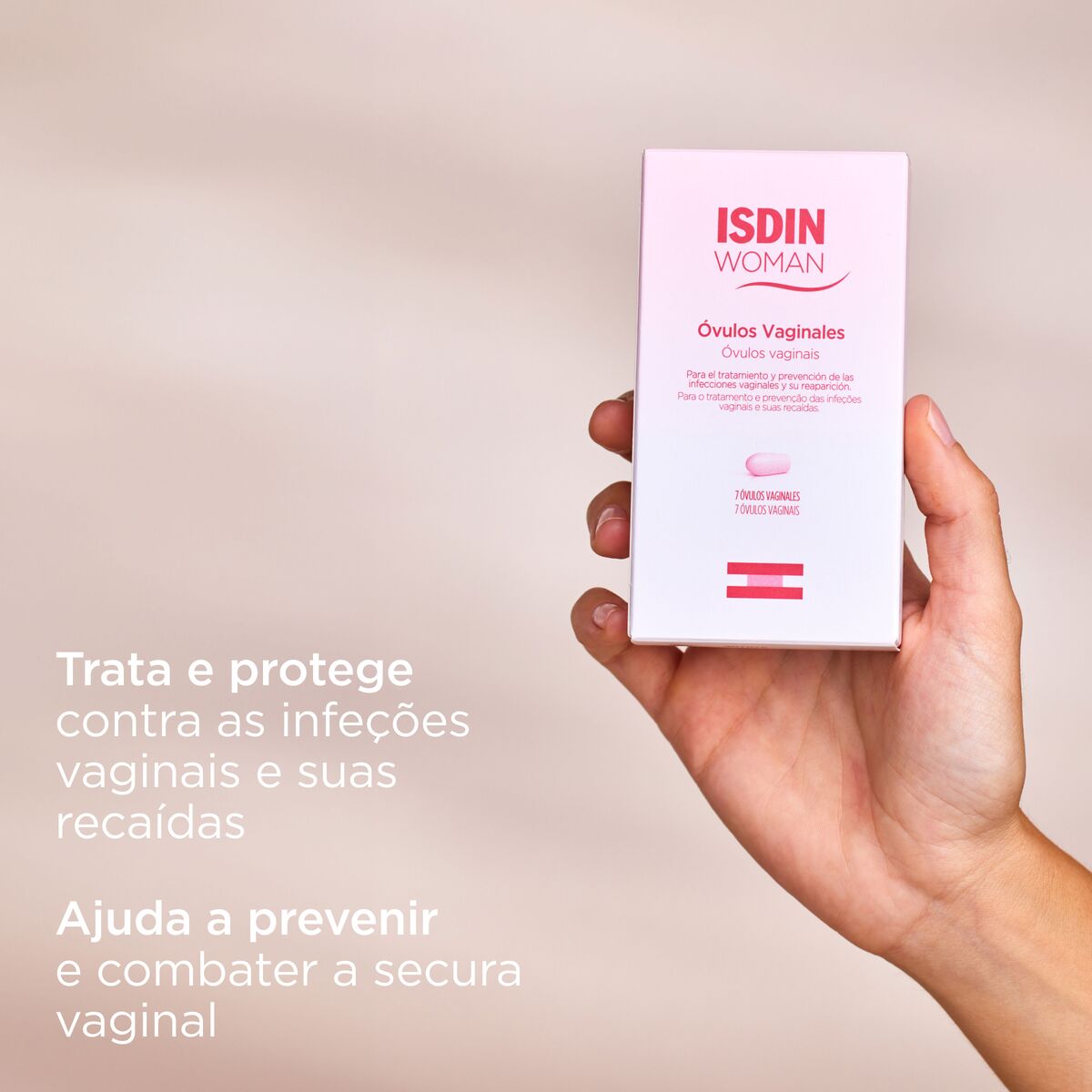 Isdin Woman Vaginal Ovules - Treatment and prevention of vaginal infections and their relapses.
