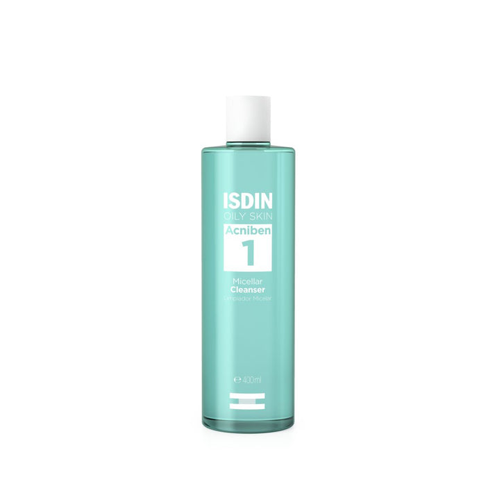 Isdin Acniben Micellar Cleanser 400ML – Desmaquilhante para pele oleosa/acneica