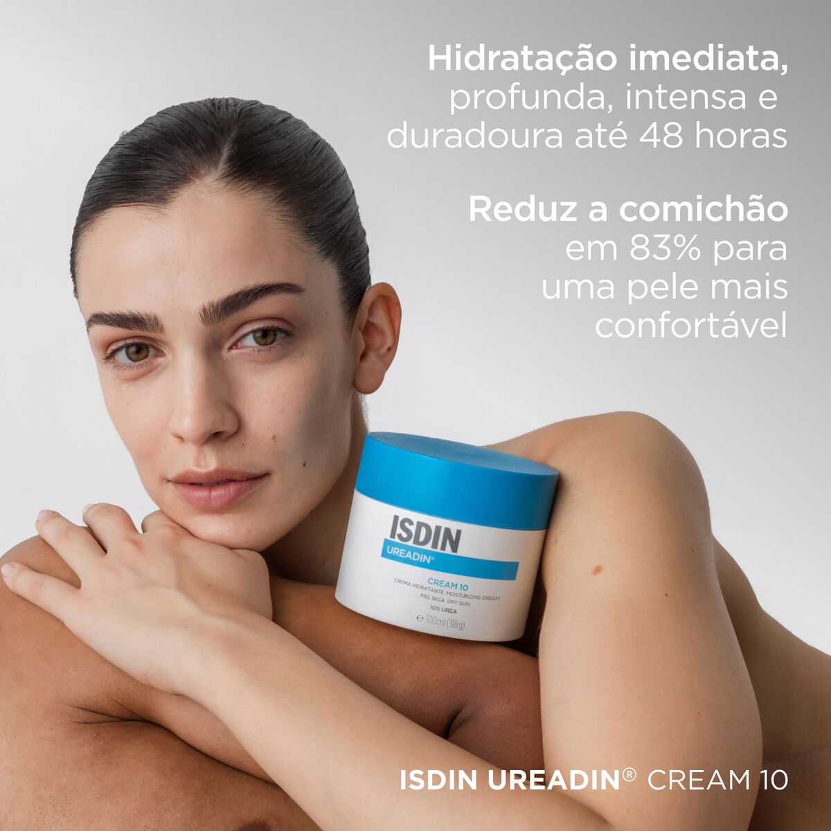 Isdin Ureadin Creme 10 300ML - Daily moisturizing body cream for dry skin