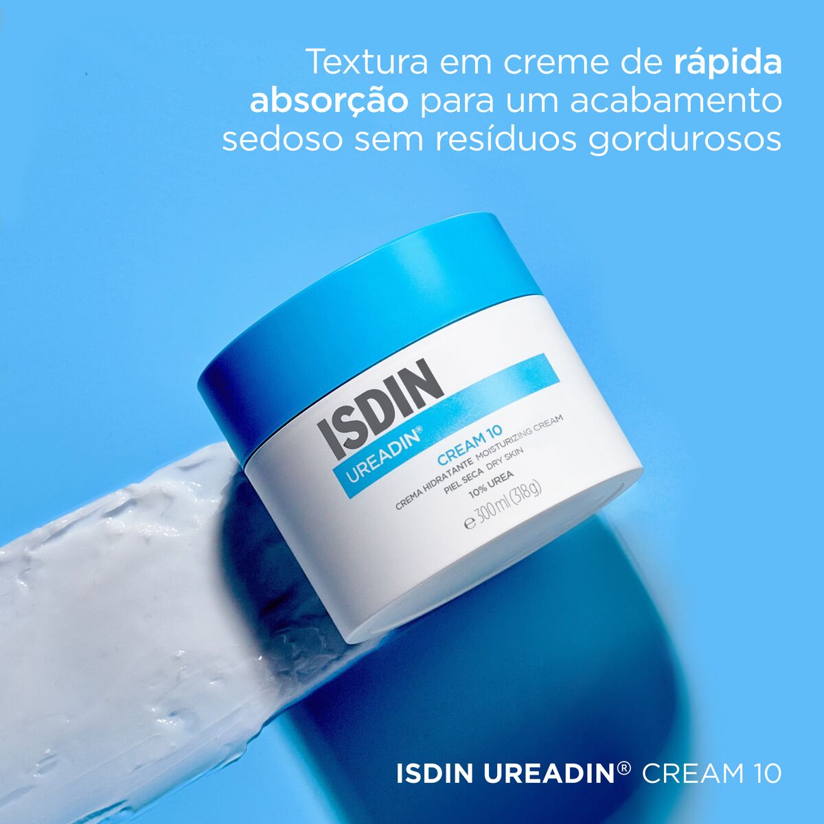 Isdin Ureadin Creme 10 300ML - Daily moisturizing body cream for dry skin
