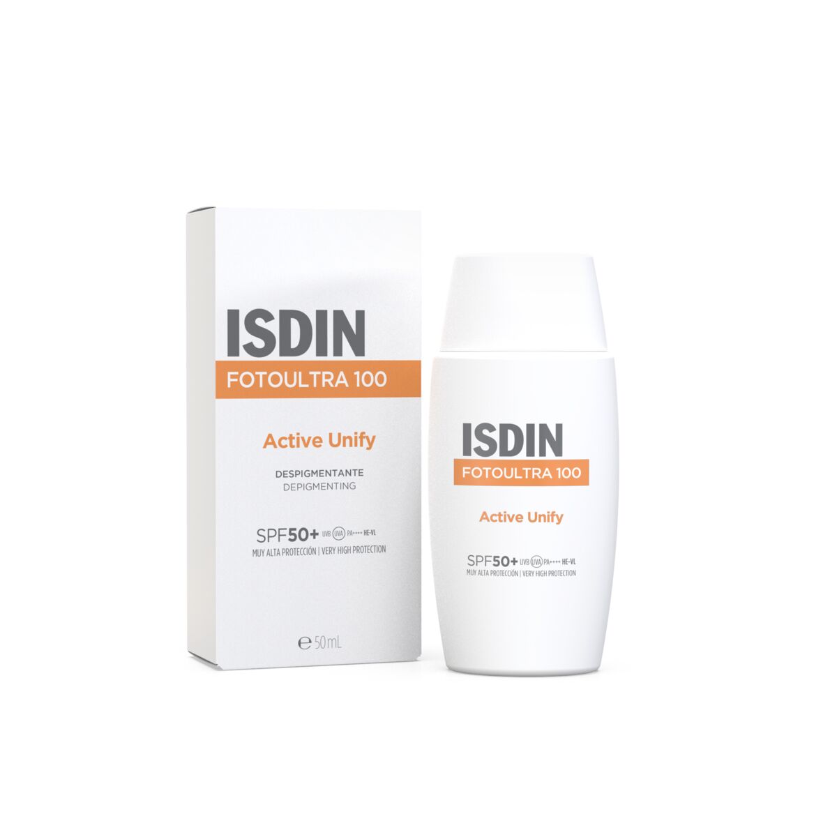 Isdin FotoUltra ACTIVE UNIFY SPF50+ 50ML - Anti-pigmenting sunscreen