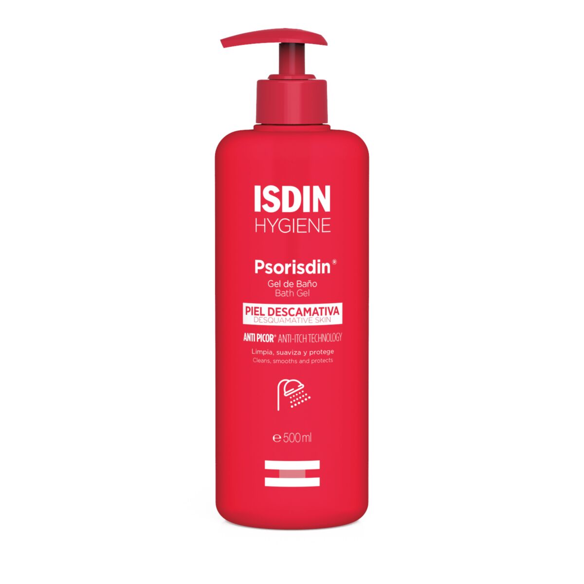 Isdin Psorisdin Bath Gel 500ml - Bath gel for hygiene of skin with psoriasis.