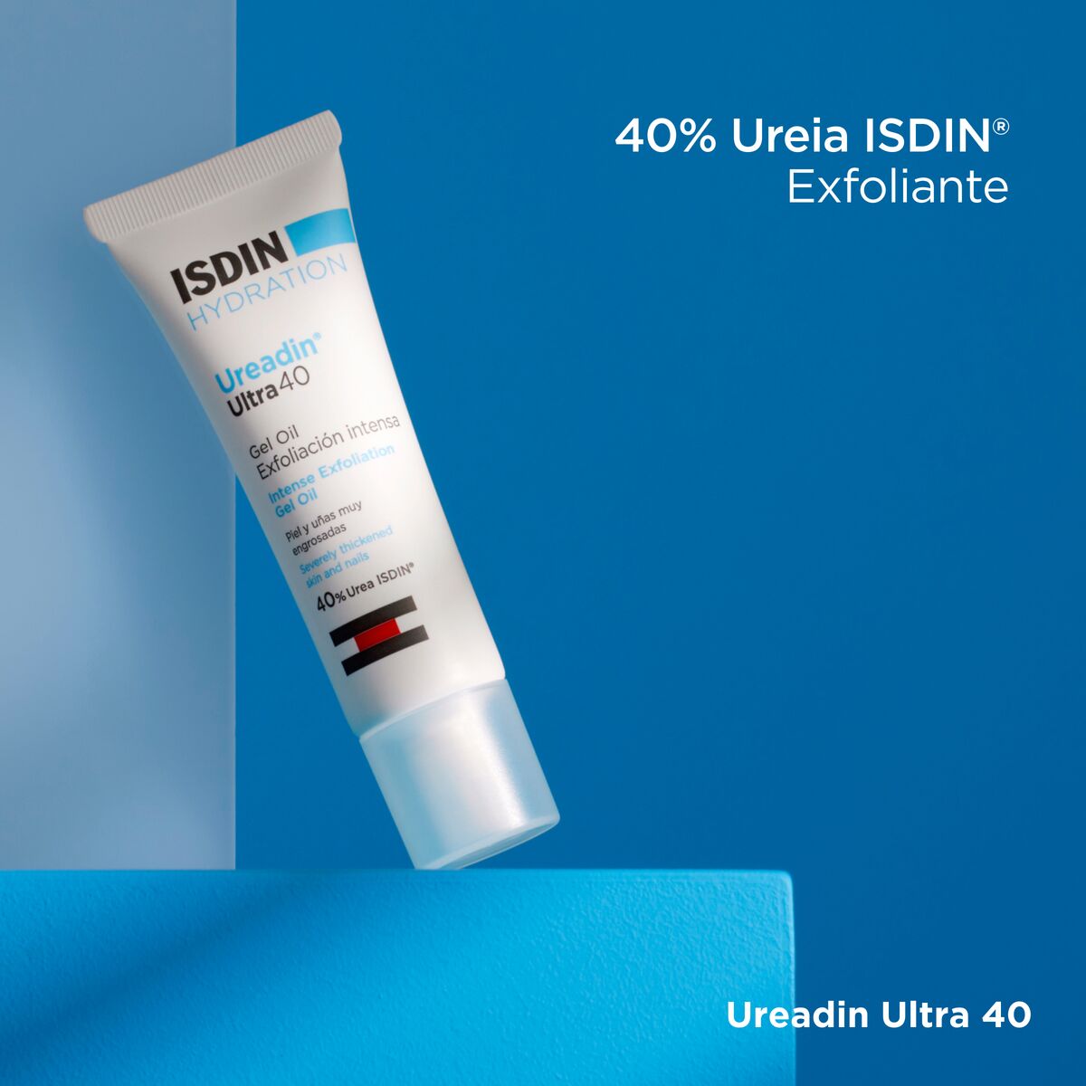 Isdin Ureadin Ultra40 Gel Oil 30ML - Exfoliating foot gel with 40% urea. Suitable for thick skin and nails.