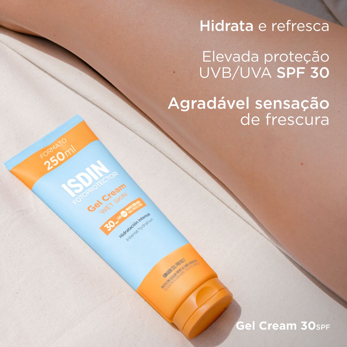 Isdin Fotoprotector Gel Cream SPF30 250ml - Protetor solar corporal