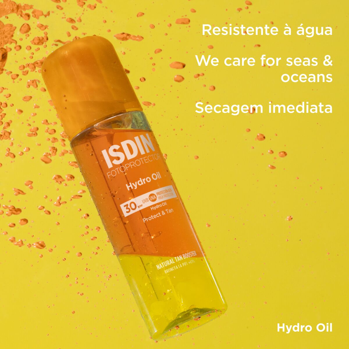 Isdin Fotoprotector Hydrooil SPF50 200ML - Protetor solar corporal, que potencia bronzeado