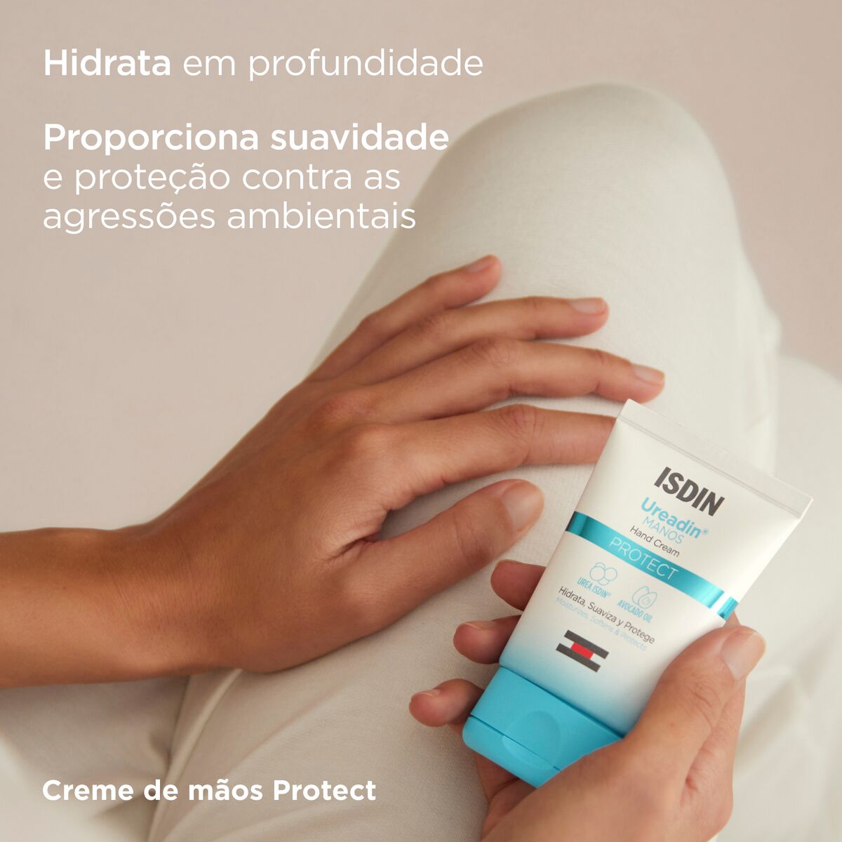 Isdin Ureadin Hand Cream Protect 50ML - Protective hand cream with ISDIN® Urea. Deeply moisturizes and protects.