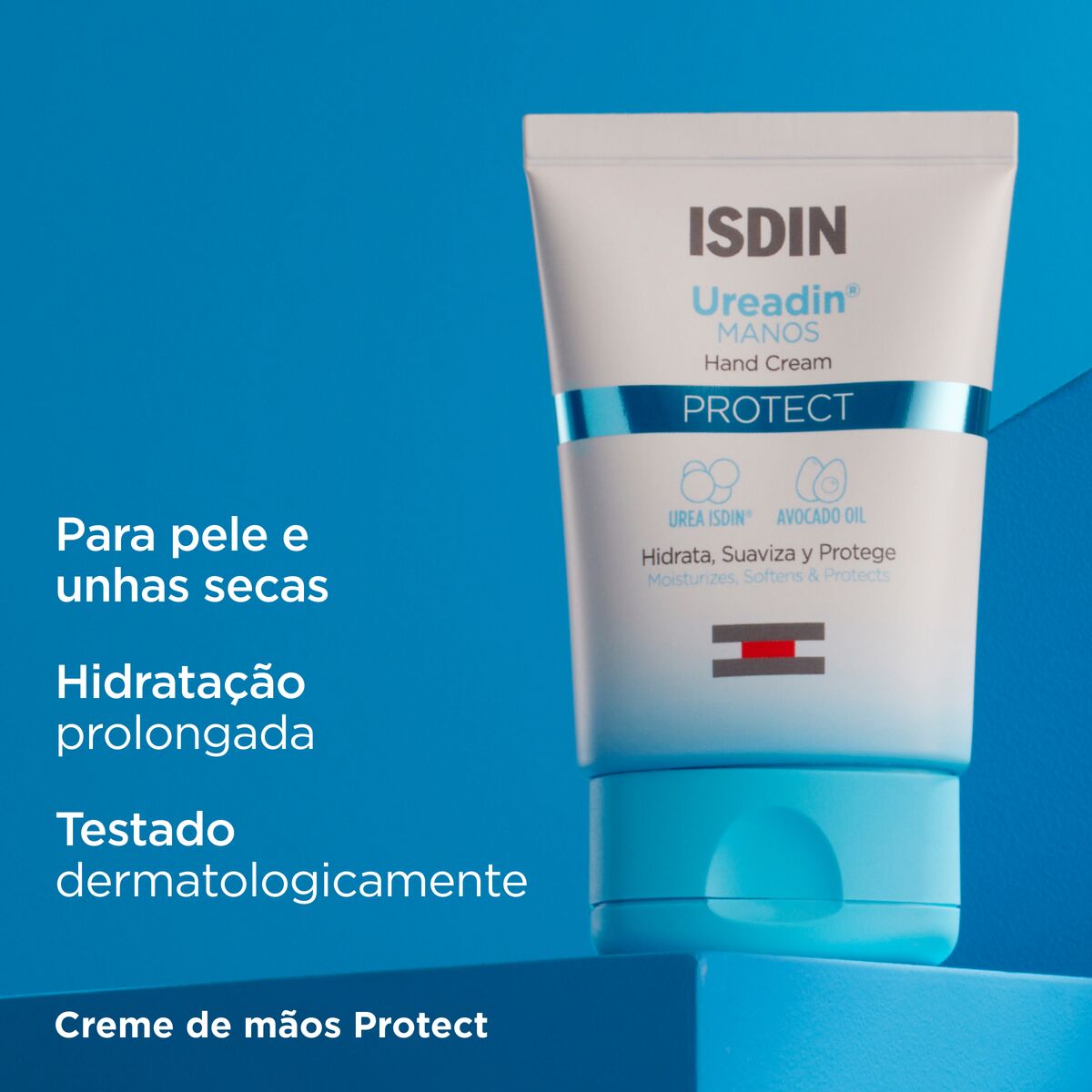 Isdin Ureadin Hand Cream Protect 50ML - Protective hand cream with ISDIN® Urea. Deeply moisturizes and protects.