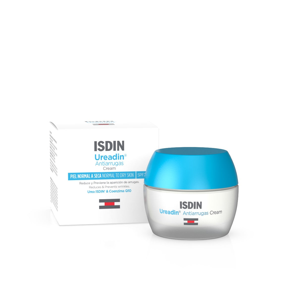 Isdin Ureadin Anti-Wrinkle 50ML - Facial anti-wrinkle cream with coenzyme Q10 for normal and dry skin. SPF 20