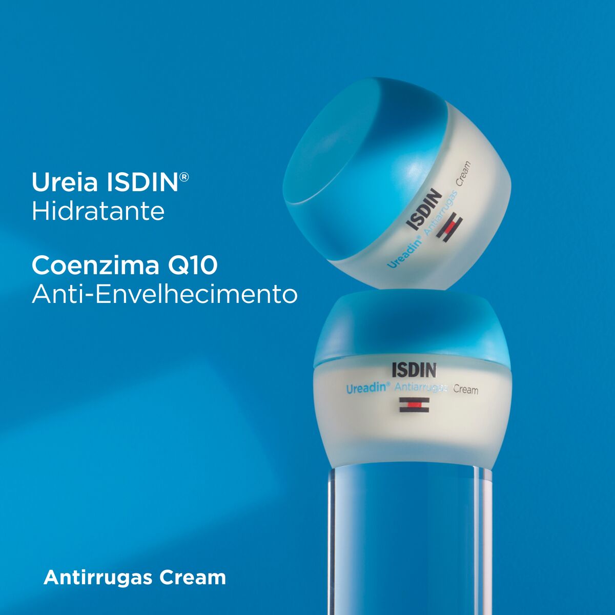 Isdin Ureadin Antirugas 50ML - Antirrugas facial com coenzima Q10 para pele normal e seca. SPF 20