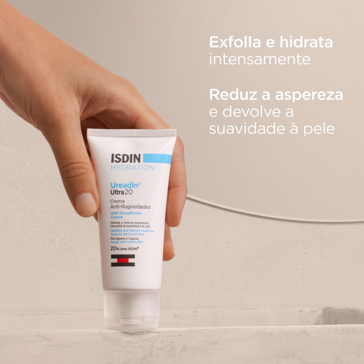 Isdin Ureadin Ultra20 50ML - Cream for very dry skin with 20% Urea ISDIN®. Indicated for dry, rough and cracked skin.