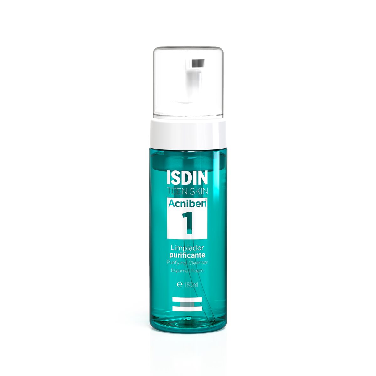 Isdin Acniben Espuma de Limpeza Purificante 150ML - Espuma de limpeza facial suave