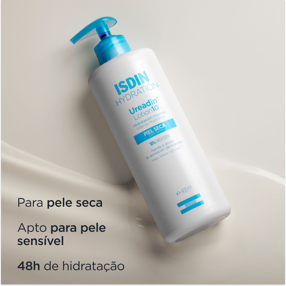 Isdin Ureadin Lotion10 400ML - Loção corporal hidratante com 10% de Ureia ISDIN®, para pele seca