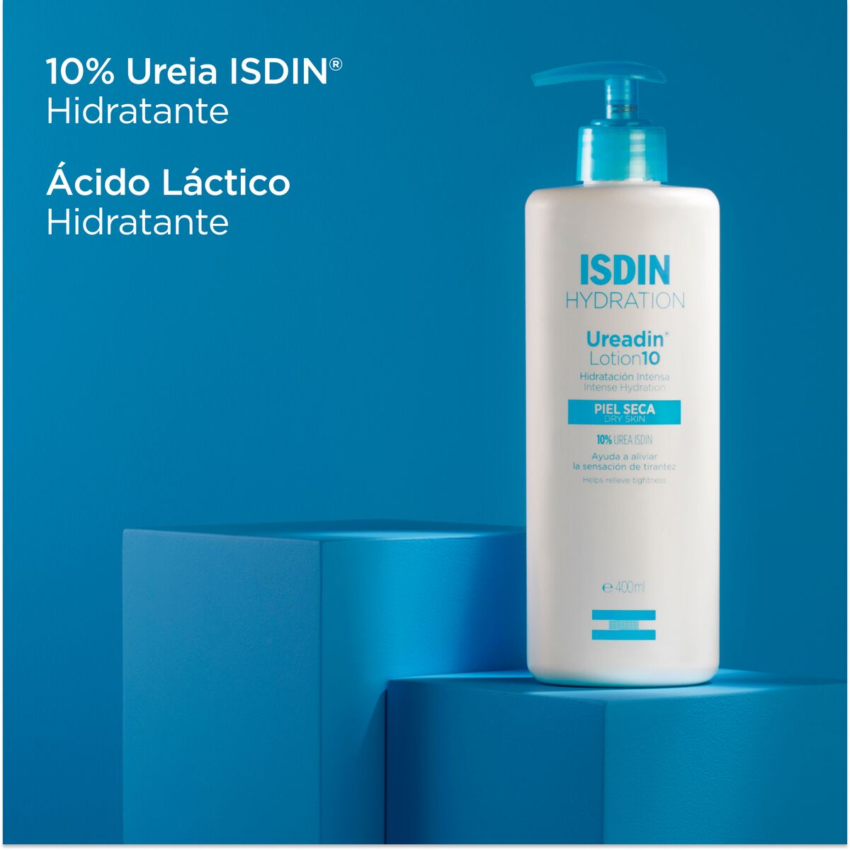 Isdin Ureadin Lotion10 400ML - Loção corporal hidratante com 10% de Ureia ISDIN®, para pele seca