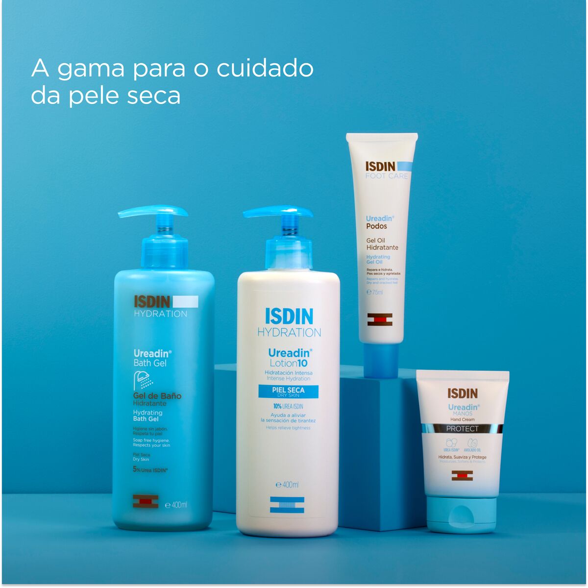 Isdin Ureadin Lotion10 400ML - Loção corporal hidratante com 10% de Ureia ISDIN®, para pele seca