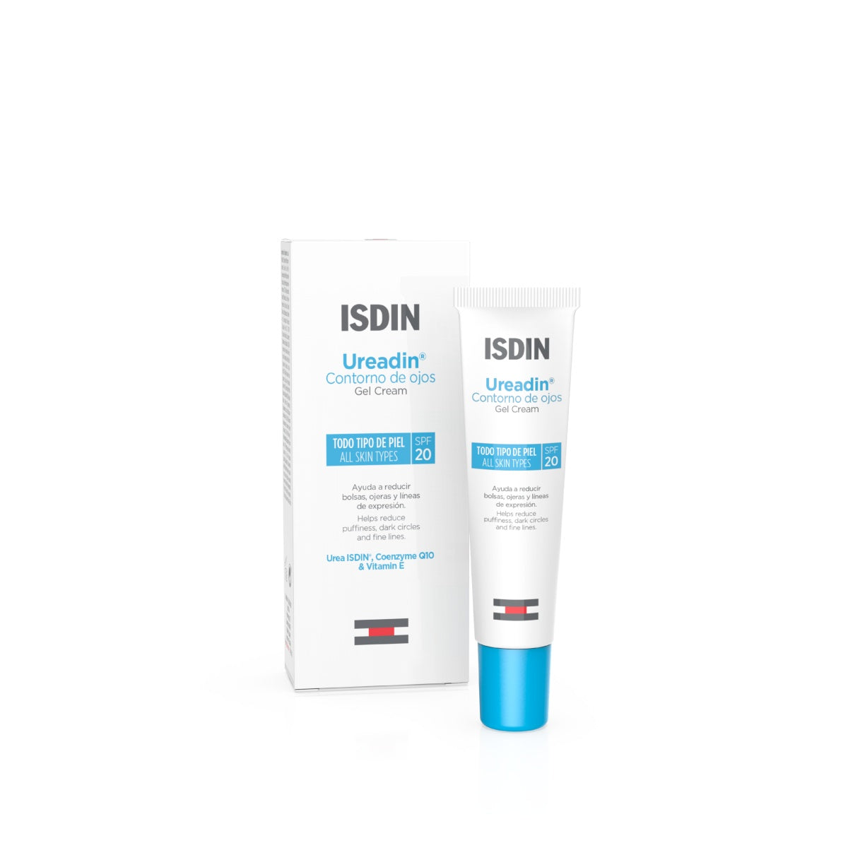 Isdin Ureadin Eye Contour 15ML - Gel cream for puffiness, dark circles and expression lines. For all skin types.