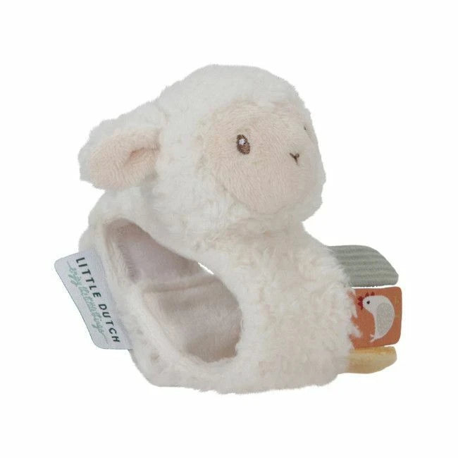 Little Dutch Little Farm Wrist Rattle Sheep LD8824