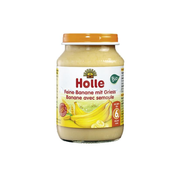Holle Bio Boião Puré de Banana e Semolina 190g 6m+