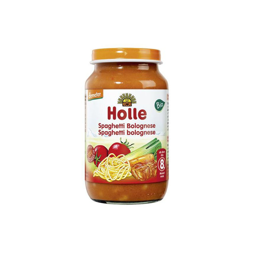 Holle Bio Boião Puré de Esparguete à Bolonhesa 220g 8m+
